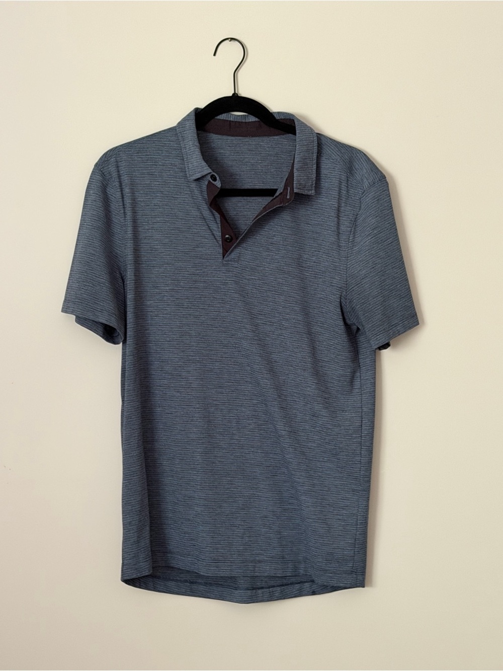 lululemon athletica Men's Heathered Navy Evolution Polo